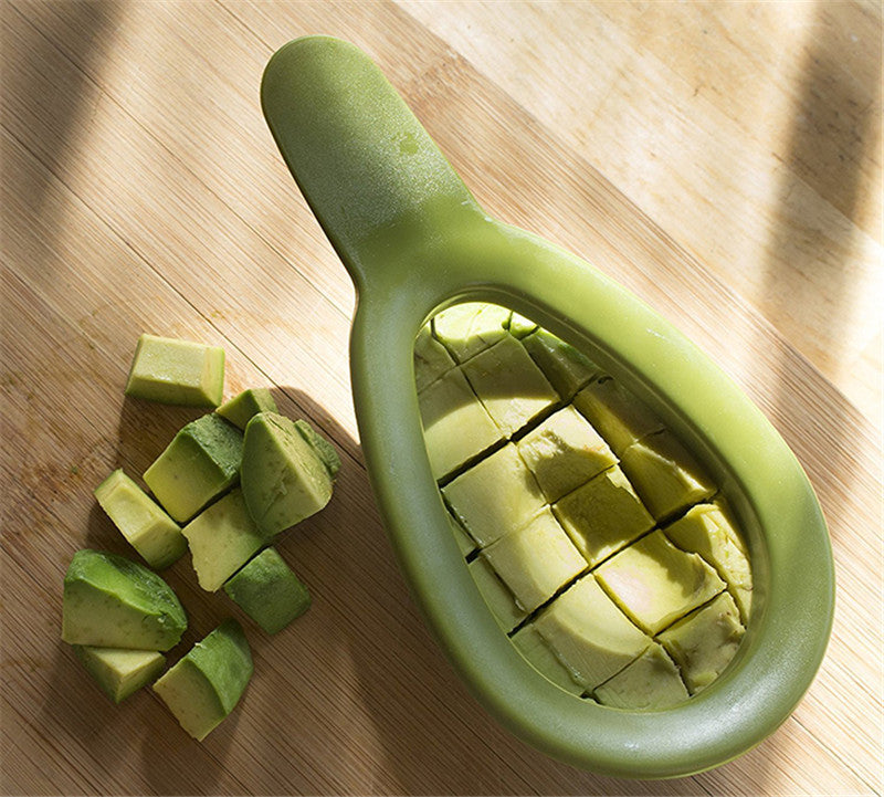 3-in-1 Avocado Slicer & Fruit Cutter – Easy Prep Kitchen Tool