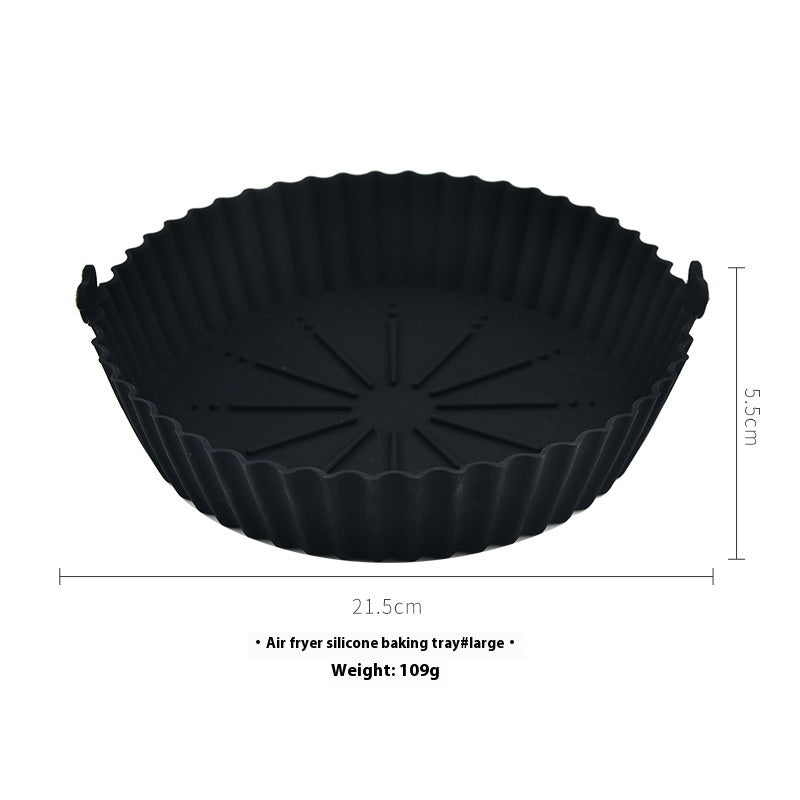 Reusable Air Fryer Silicone Liner – Non-Stick Baking Mat for Easy Cleaning