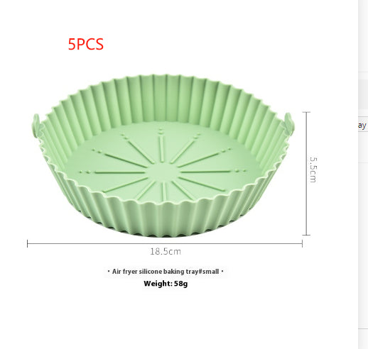 Reusable Air Fryer Silicone Liner – Non-Stick Baking Mat for Easy Cleaning