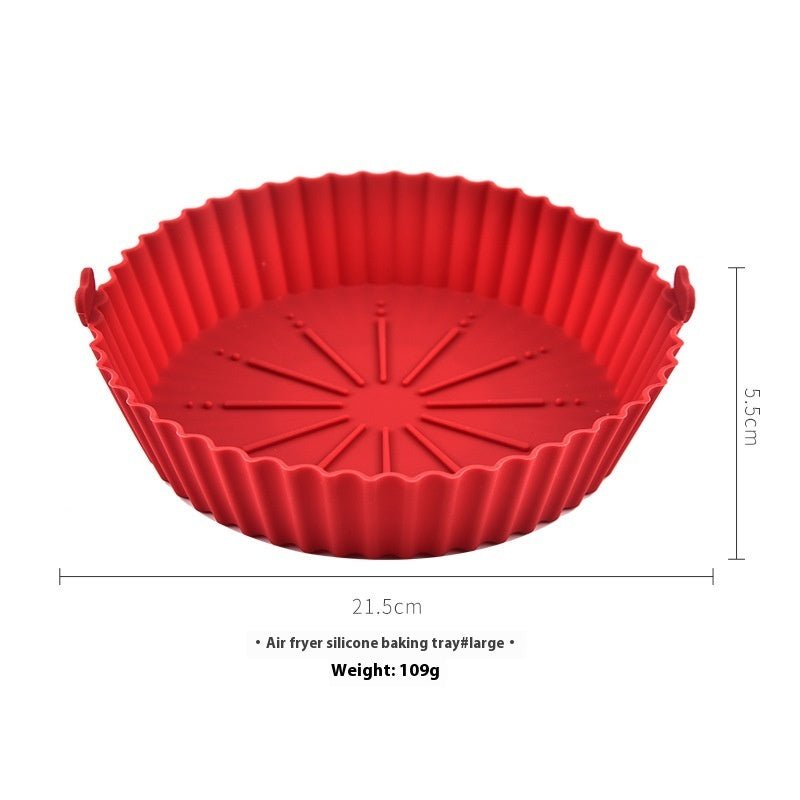 Reusable Air Fryer Silicone Liner – Non-Stick Baking Mat for Easy Cleaning