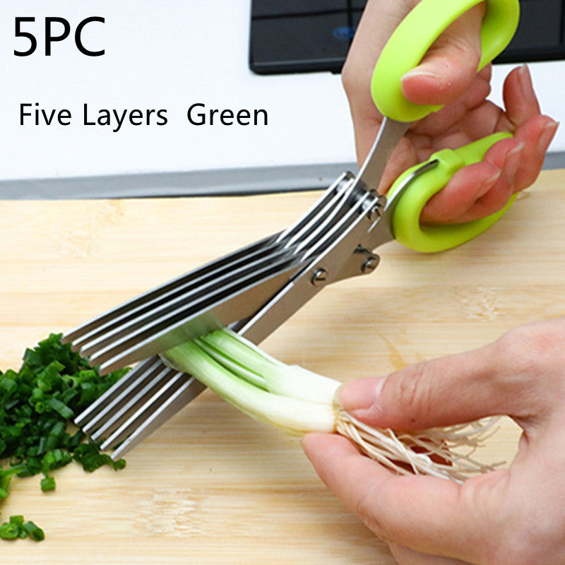 Multifunctional Stainless Steel Kitchen Scissors – Household Food Tool