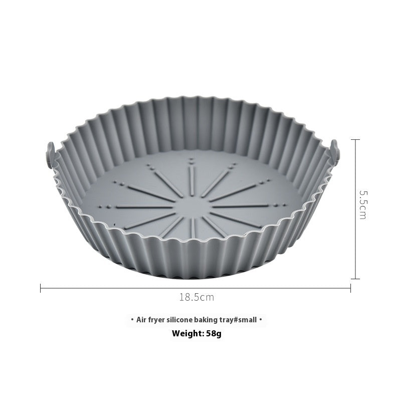 Reusable Air Fryer Silicone Liner – Non-Stick Baking Mat for Easy Cleaning