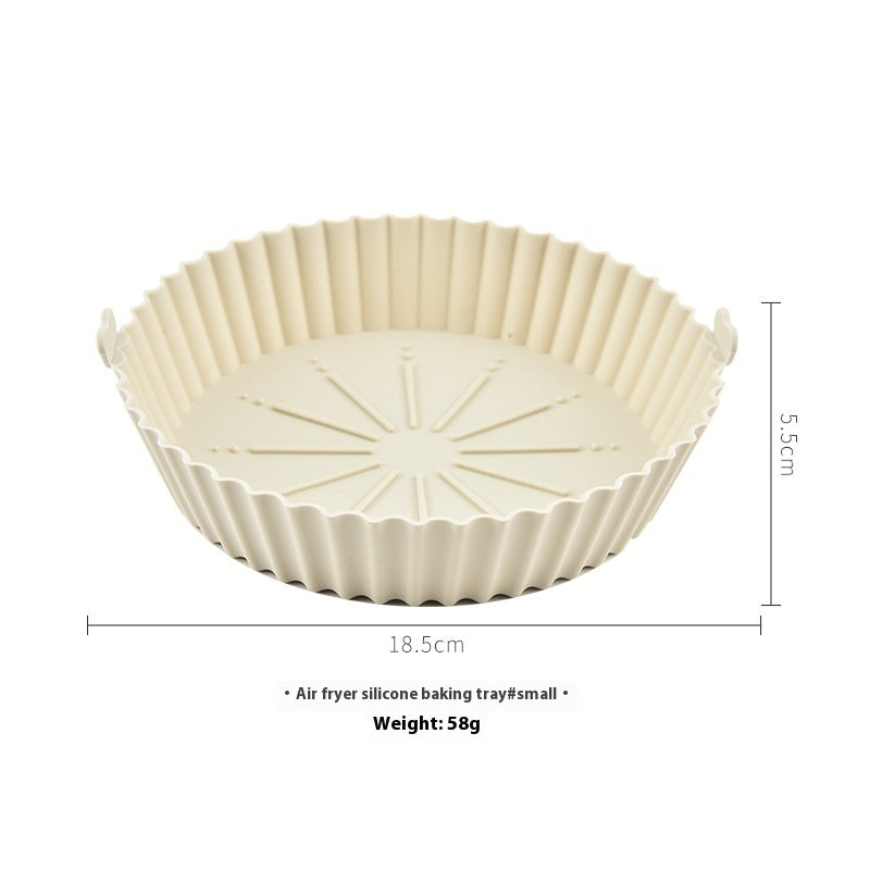 Reusable Air Fryer Silicone Liner – Non-Stick Baking Mat for Easy Cleaning
