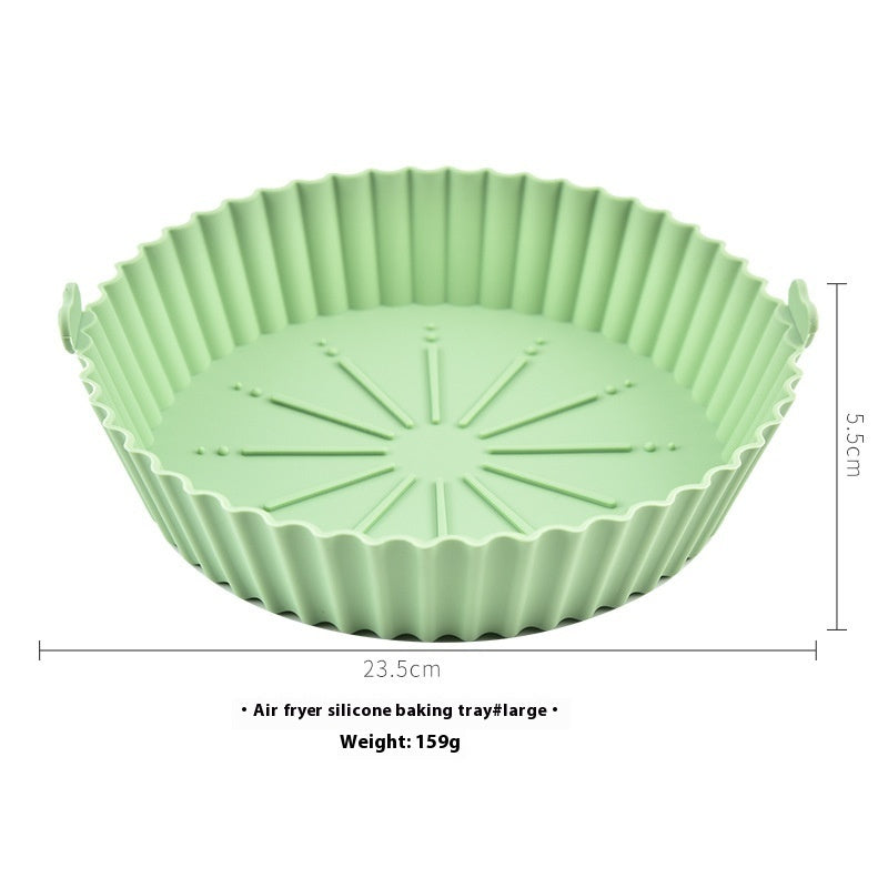 Reusable Air Fryer Silicone Liner – Non-Stick Baking Mat for Easy Cleaning