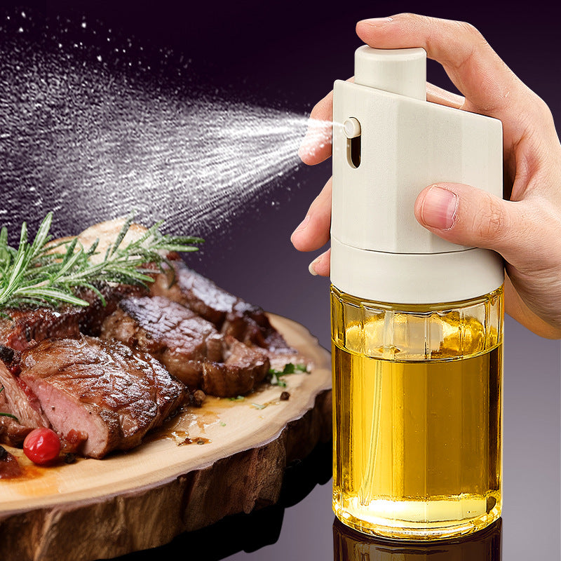2-in-1 Oil Dispenser & Sprayer – Control Oil for Healthier Cooking
