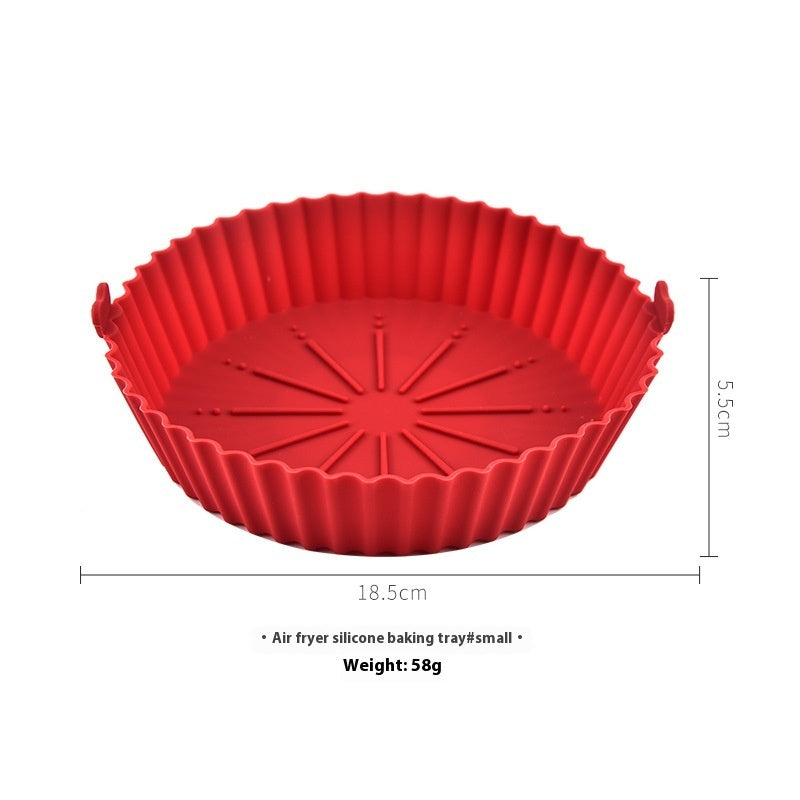 Reusable Air Fryer Silicone Liner – Non-Stick Baking Mat for Easy Cleaning
