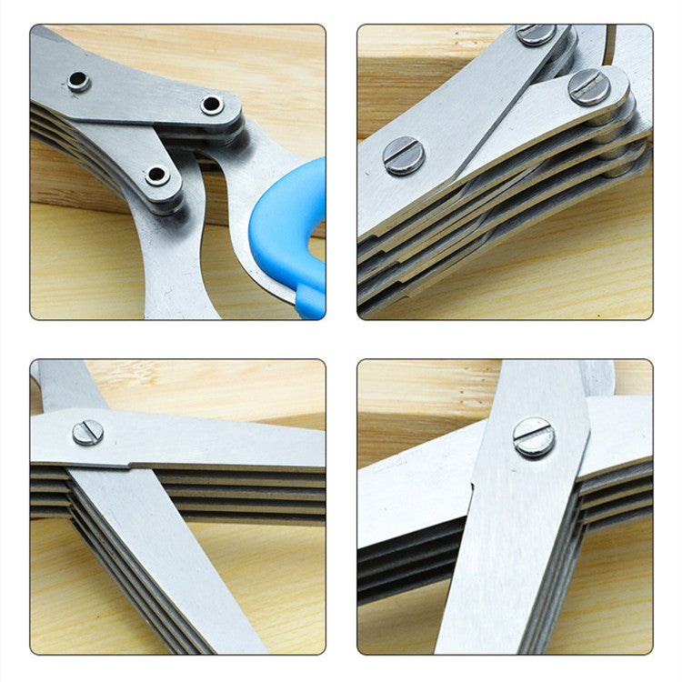 Multifunctional Stainless Steel Kitchen Scissors – Household Food Tool