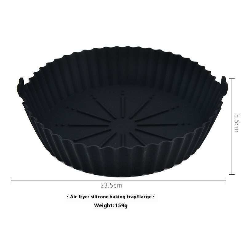 Reusable Air Fryer Silicone Liner – Non-Stick Baking Mat for Easy Cleaning