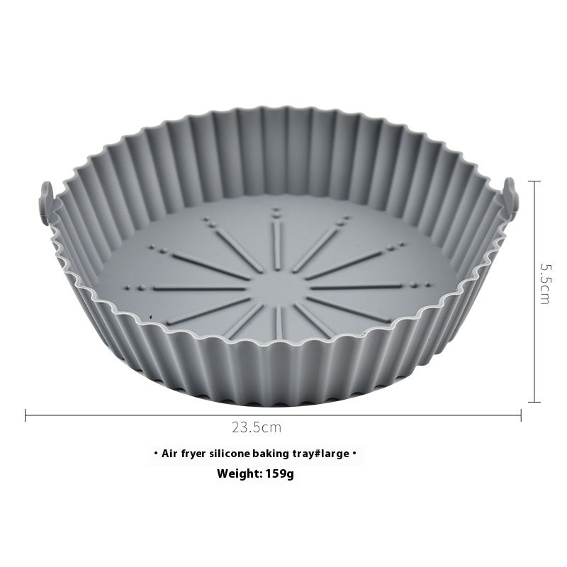 Reusable Air Fryer Silicone Liner – Non-Stick Baking Mat for Easy Cleaning