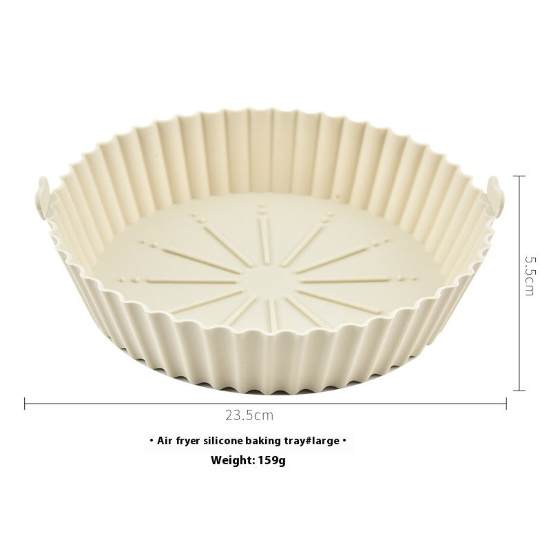 Reusable Air Fryer Silicone Liner – Non-Stick Baking Mat for Easy Cleaning