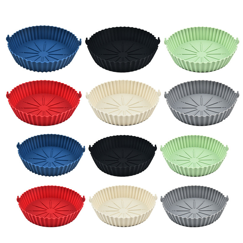 Reusable Air Fryer Silicone Liner – Non-Stick Baking Mat for Easy Cleaning