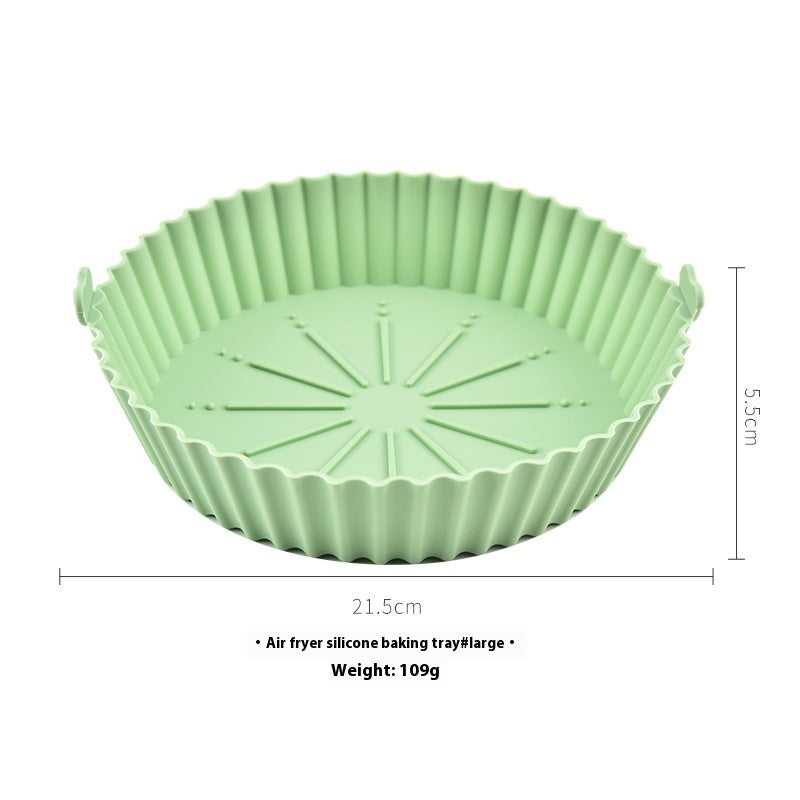 Reusable Air Fryer Silicone Liner – Non-Stick Baking Mat for Easy Cleaning
