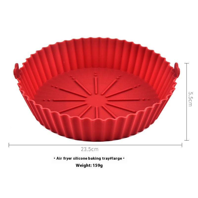 Reusable Air Fryer Silicone Liner – Non-Stick Baking Mat for Easy Cleaning