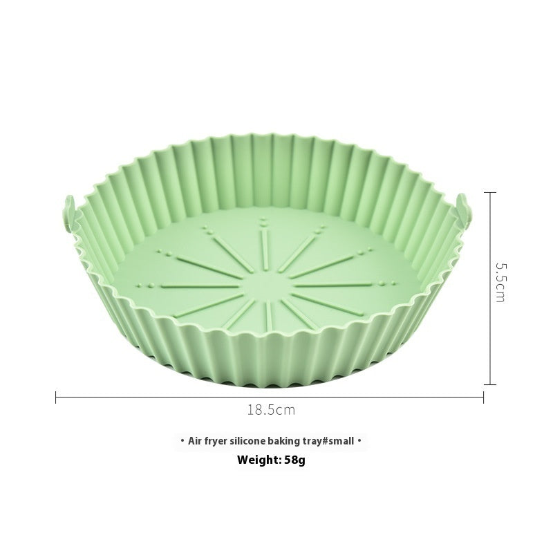 Reusable Air Fryer Silicone Liner – Non-Stick Baking Mat for Easy Cleaning