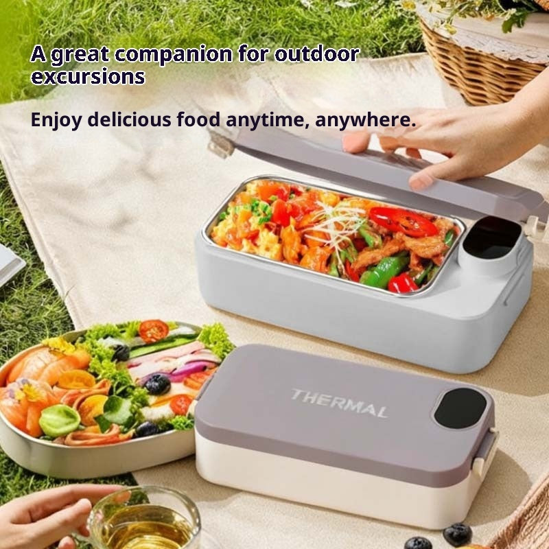 Insulated Meal Prep Container – Portable Lunch & Breakfast Box (900ml)