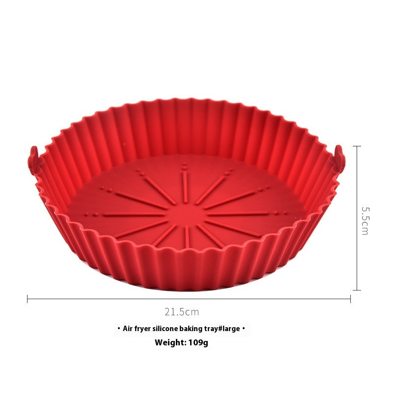 Reusable Air Fryer Silicone Liner – Non-Stick Baking Mat for Easy Cleaning