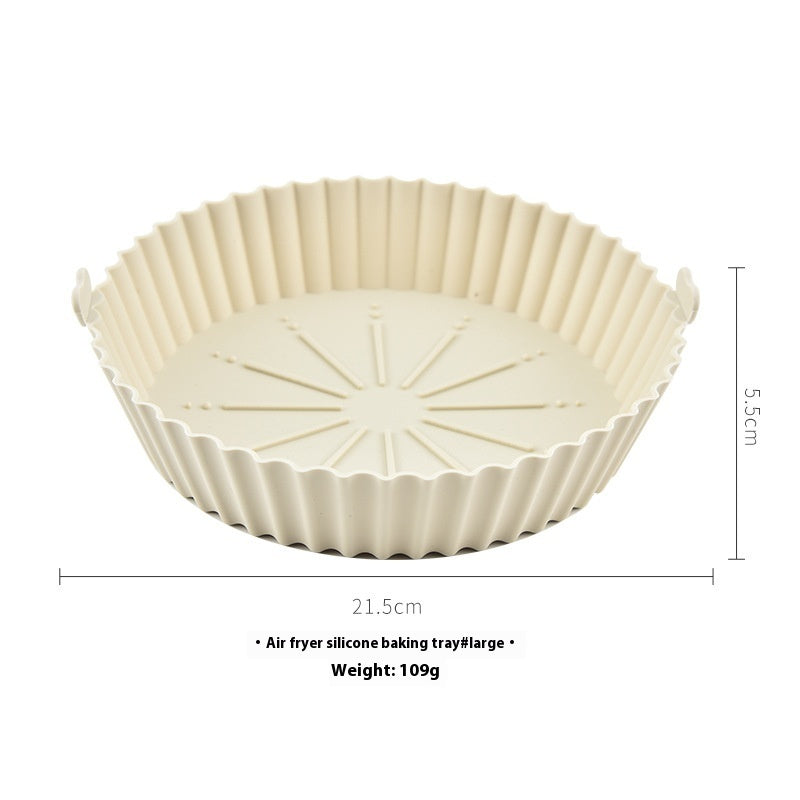 Reusable Air Fryer Silicone Liner – Non-Stick Baking Mat for Easy Cleaning